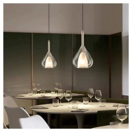 Pendant Light Modern Minimalist Double Glass Ceiling Lights