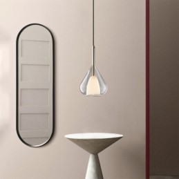 Pendant Light Modern Minimalist Double Glass Ceiling Lights