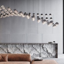 Creative Glass Pendant Light Pavilion Ceiling Lights