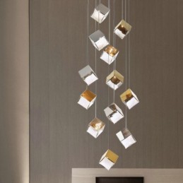 Creative Glass Pendant Light Pavilion Ceiling Lights