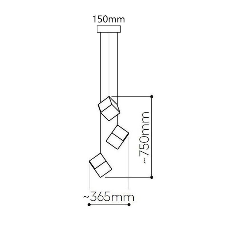 Creative Glass Pendant Light Pavilion Ceiling Lights