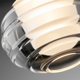 Simple Glass Pendant Light Black Decorative Ceiling Lights