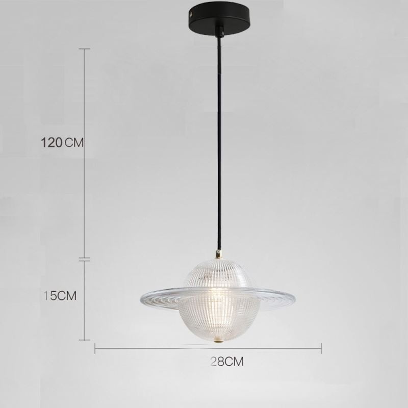 Modern Glass Pendant Light Shape Ceiling Lamp