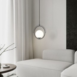 Glass Ball Pendant Light Decor Home Hanging Lamp