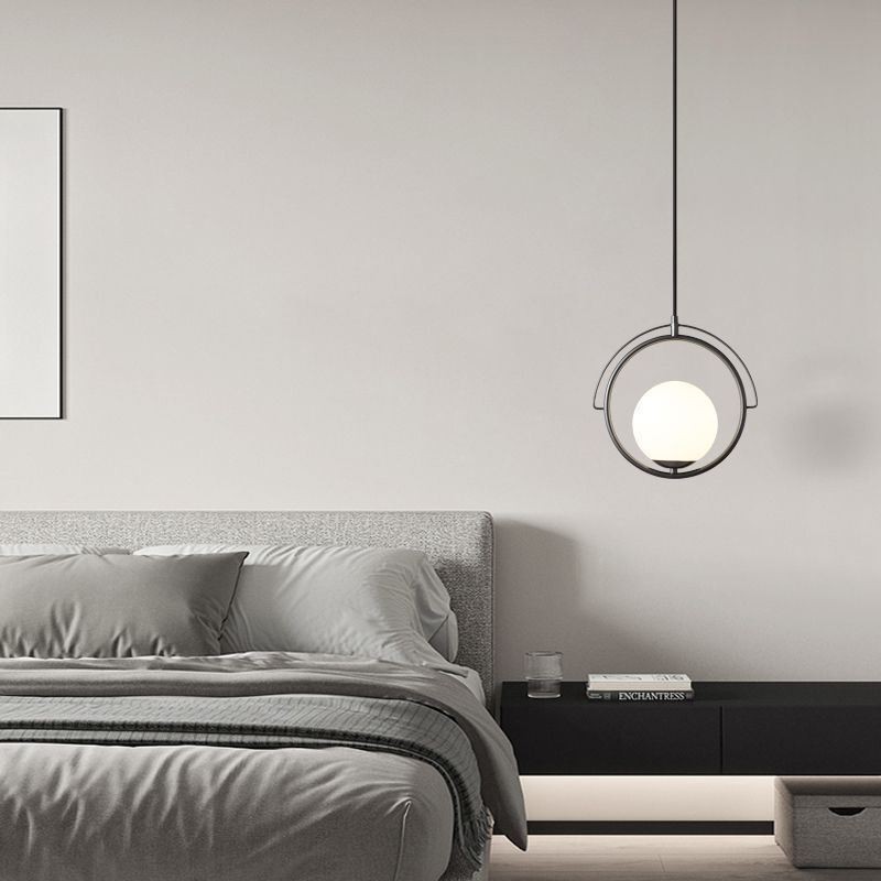 Glass Ball Pendant Light Decor Home Hanging Lamp