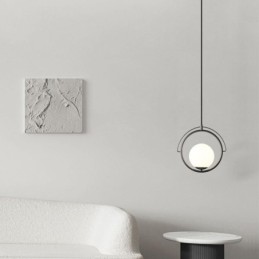 Glass Ball Pendant Light Decor Home Hanging Lamp