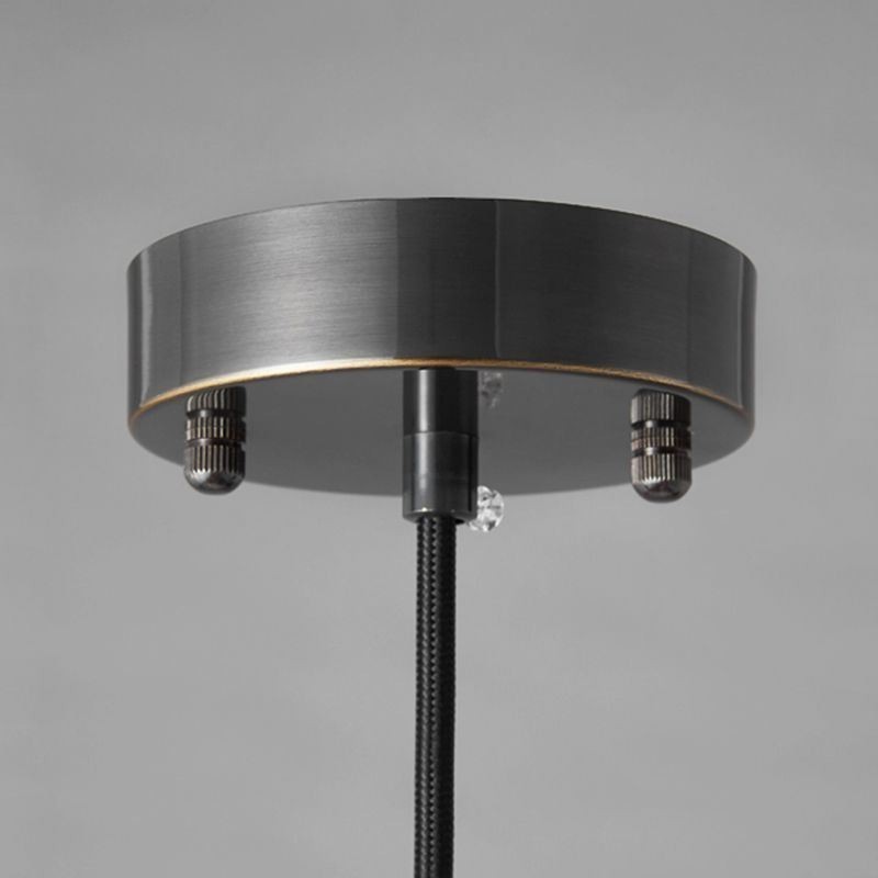 Modern Glass Pendant Light Single Hanging Pendant Lighting With Clear Glass Shade