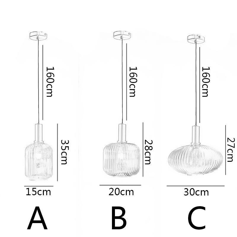 Modern Pendant Light One Light Glass Pendant Lighting Island