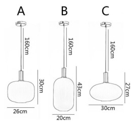 Modern Pendant Light Simple Creative Glass Hanging Lights