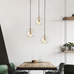 Modern Glass Pendant Light Single Head Hanging Lamp