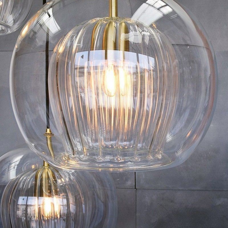 Modern Glass Pendant Light Single Head Hanging Lamp