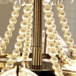 European Glass Pendant Light Post Modern Leaf Hanging Light