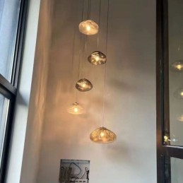 Creative Nordic Pendant Light Glass Chandelier Art Hanging Light