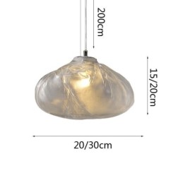 Creative Nordic Pendant Light Glass Chandelier Art Hanging Light