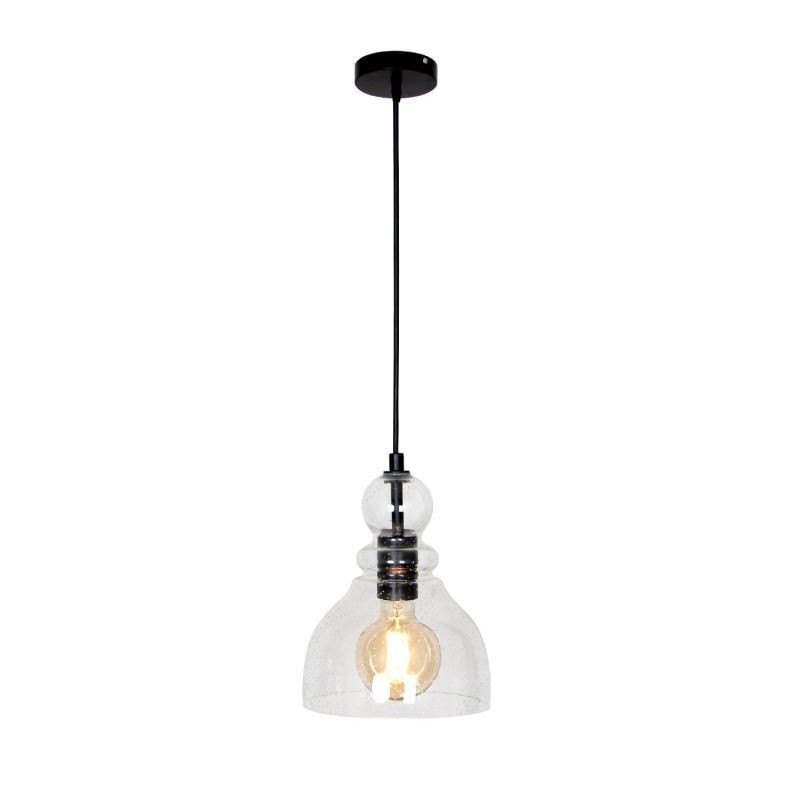 Modern Iron Pendant Light Gourd Glass Hanging Light