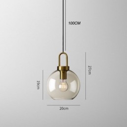 3 Light Pendant Light With Glass Shade Island