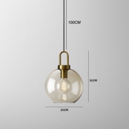 3 Light Pendant Light With Glass Shade Island