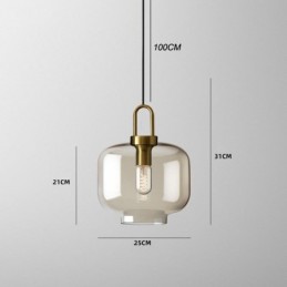 3 Light Pendant Light With Glass Shade Island