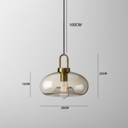 3 Light Pendant Light With Glass Shade Island