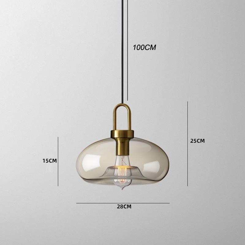 3 Light Pendant Light With Glass Shade Island