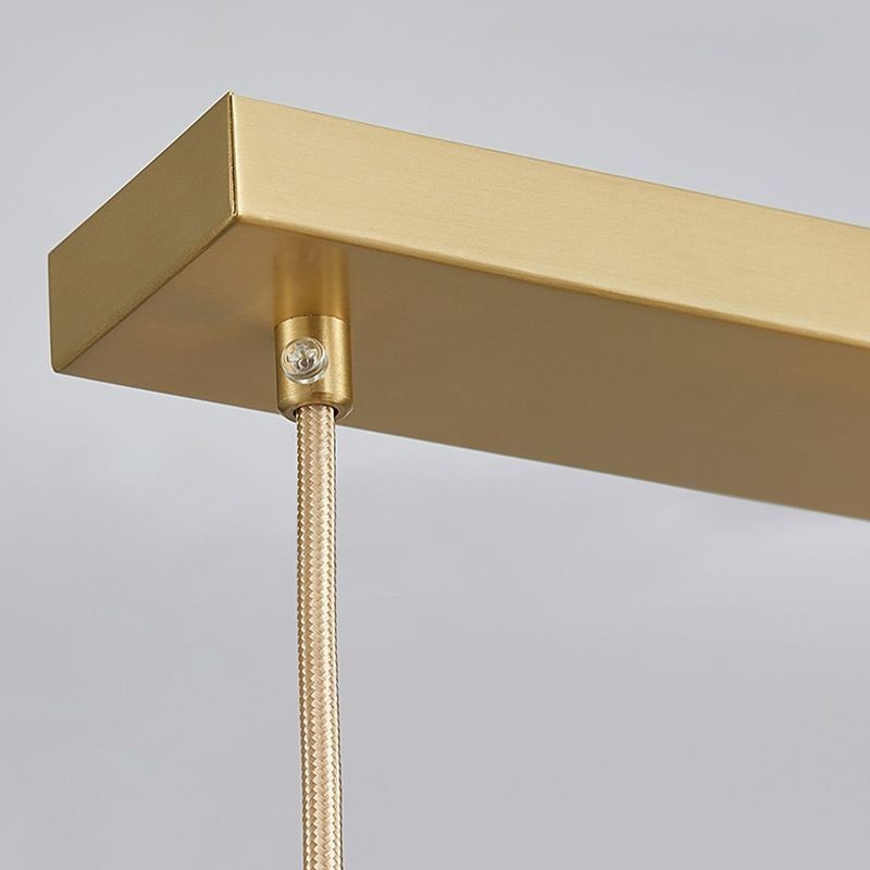 Modern Simple Copper Pendant Light Antler Hanging Light