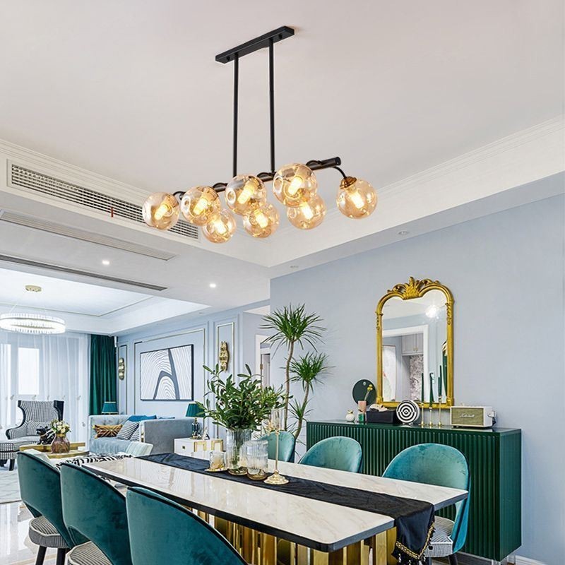 Magic Bean Pendant Light Glass Globe Lighting