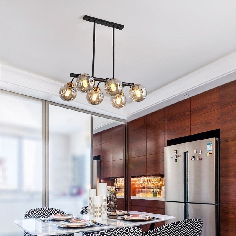 Magic Bean Pendant Light Glass Globe Lighting