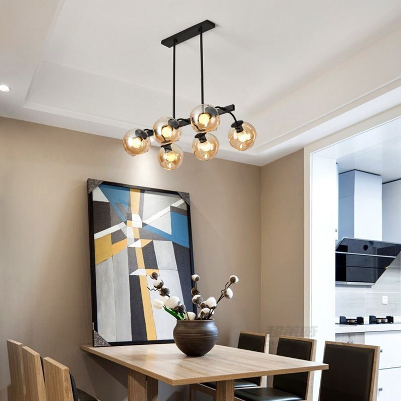 Magic Bean Pendant Light Glass Globe Lighting