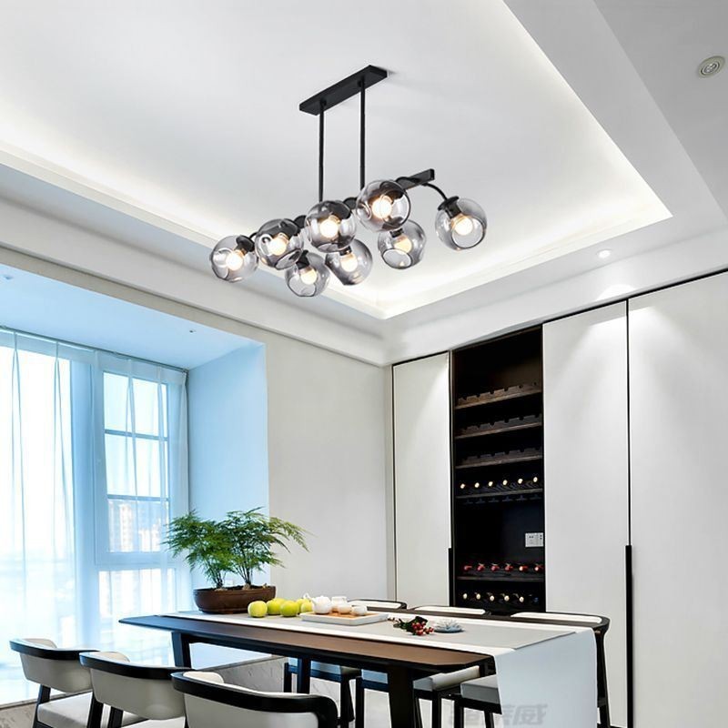 Magic Bean Pendant Light Glass Globe Lighting