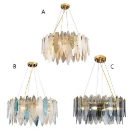Contemporary Elegant Glass Pendant Light