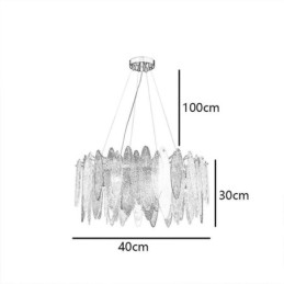 Contemporary Elegant Glass Pendant Light