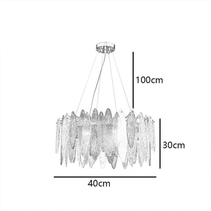 Contemporary Elegant Glass Pendant Light