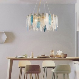 Contemporary Elegant Glass Pendant Light
