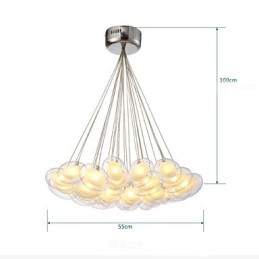 Chandelier 22 Lights G4 Retrofit Modern Contemporary