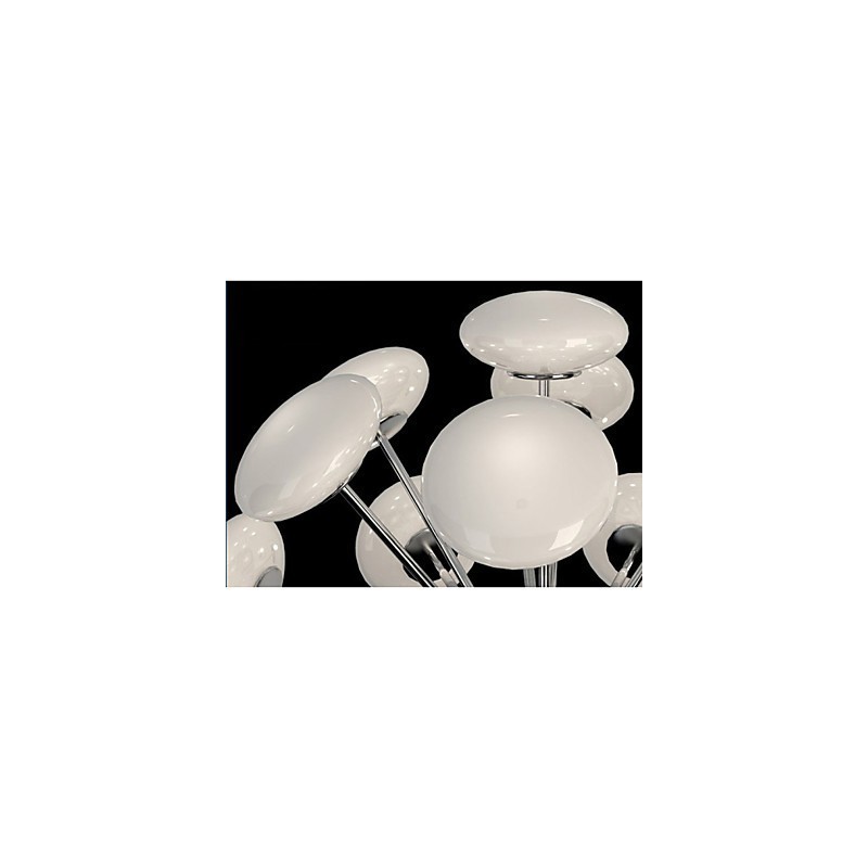 ModernYestaurant Lamp Simple Circular Glass art Pendant Lamp European Style