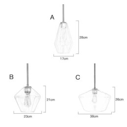 Modern Simple Glass Pendant Light