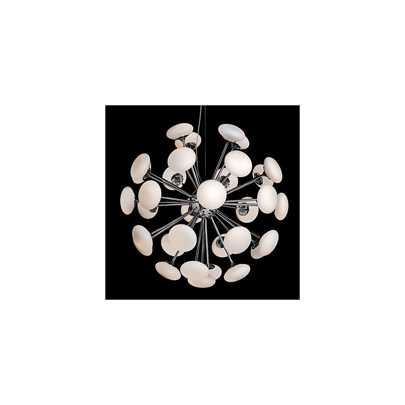 ModernYestaurant Lamp Simple Circular Glass art Pendant Lamp European Style