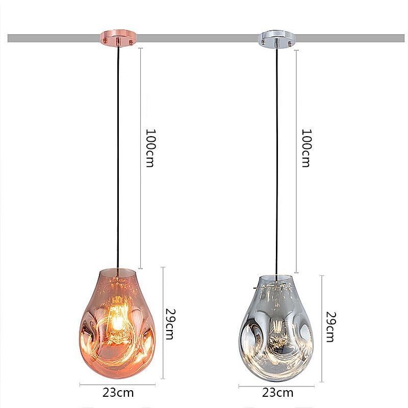 Colorful Pendant Light Soap Bubble Glass Ceiling Light Island Lamp