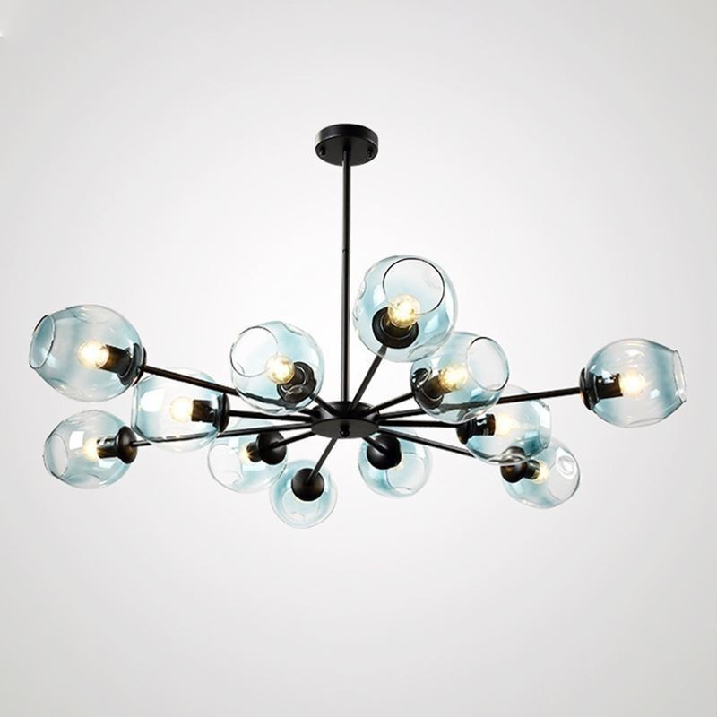 Nordic Glass Pendant Light Magic Bean Shape Lamp Chandelier Lighting