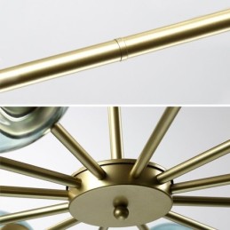 Nordic Glass Pendant Light Magic Bean Shape Lamp Chandelier Lighting