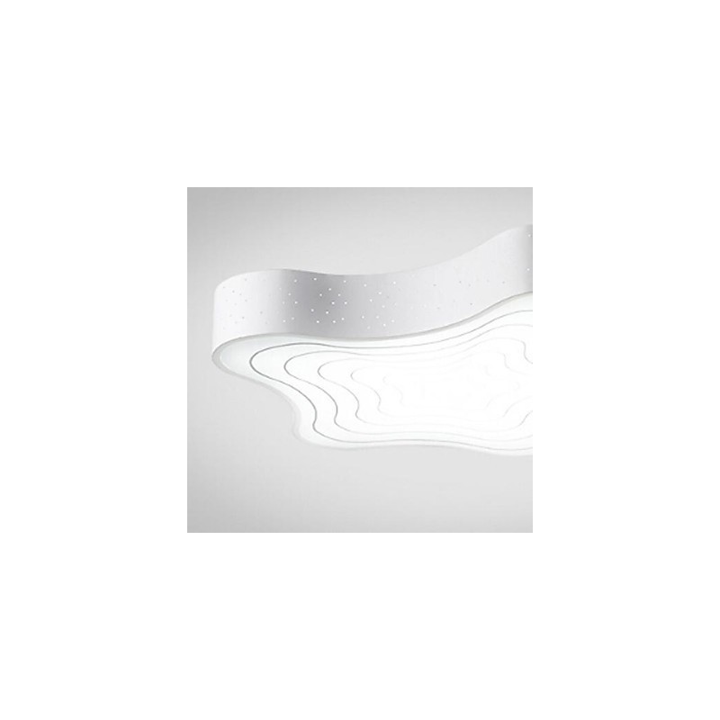 Modern Contemporary Painting Metal Flush Mount