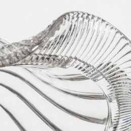 Vintage Colorful Ribbed Glass Pendant Light Flower Shade Lamp With Twist Switch Light