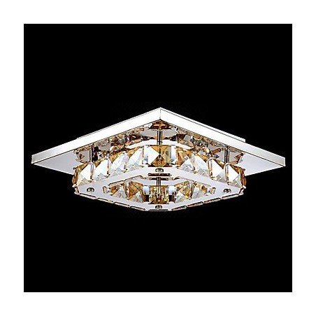 Modern Contemporary Electroplated Metal Flush Mount