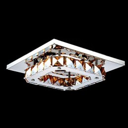 Modern Contemporary Electroplated Metal Flush Mount