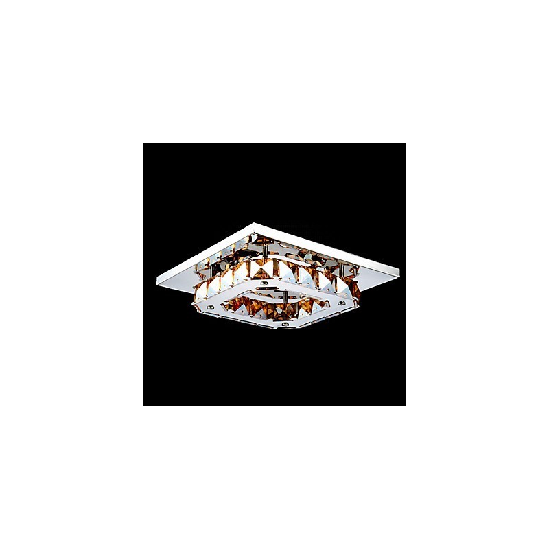 Modern Contemporary Electroplated Metal Flush Mount