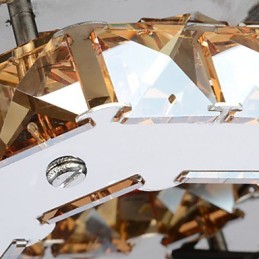 Modern Contemporary Electroplated Metal Flush Mount