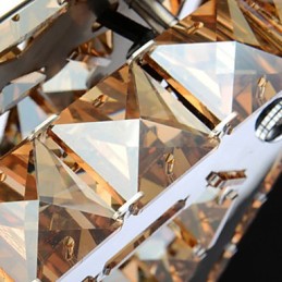 Modern Contemporary Electroplated Metal Flush Mount