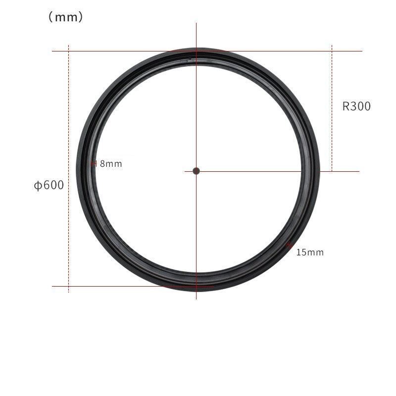 Circular Track Light Magnetic Recessed Spotlight Decorative Light 60cm