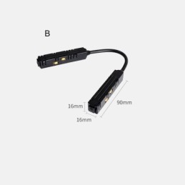 Magnetic Track Lighting Accessories Recessed Track Rail Corner Connection