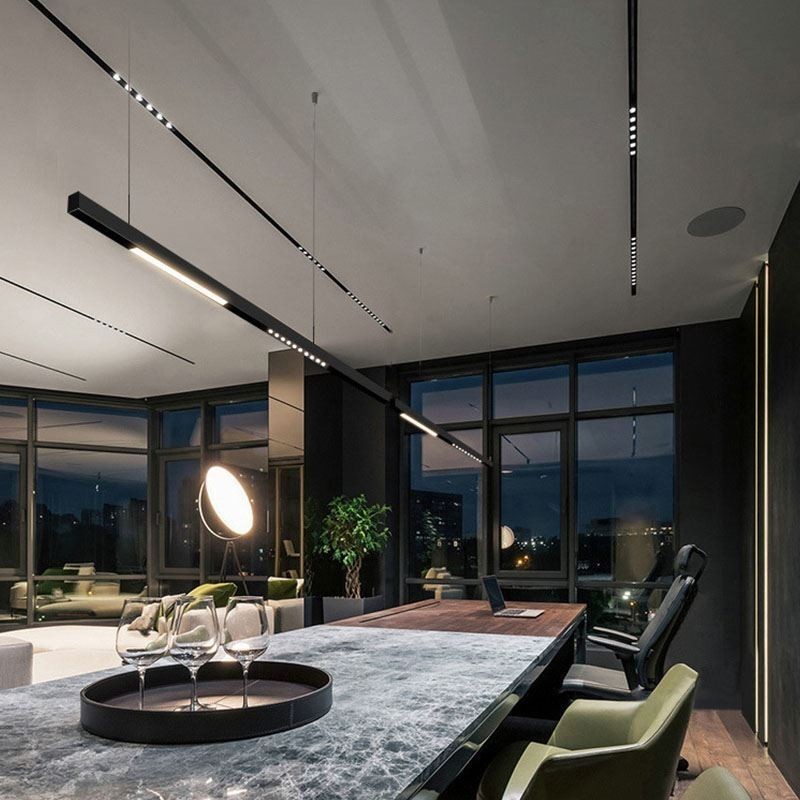 Recessed Track Lighting Rails Magnetic Aluminum Track Surface Profile Ultra Thin Track Light Strip 100cm